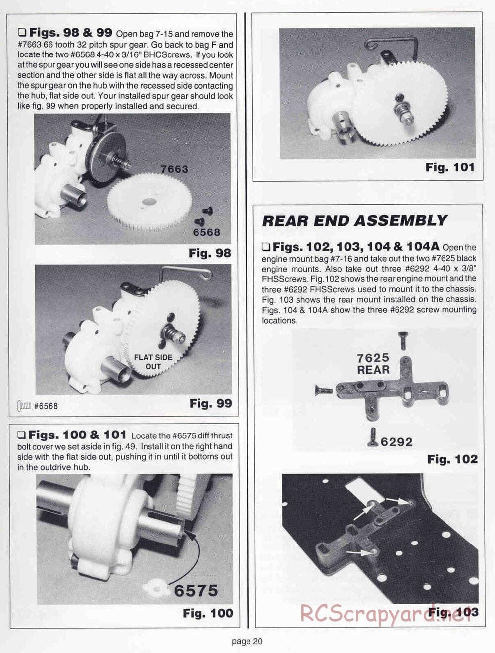 Team Associated - RC10GT (1999) - Manual - Page 20