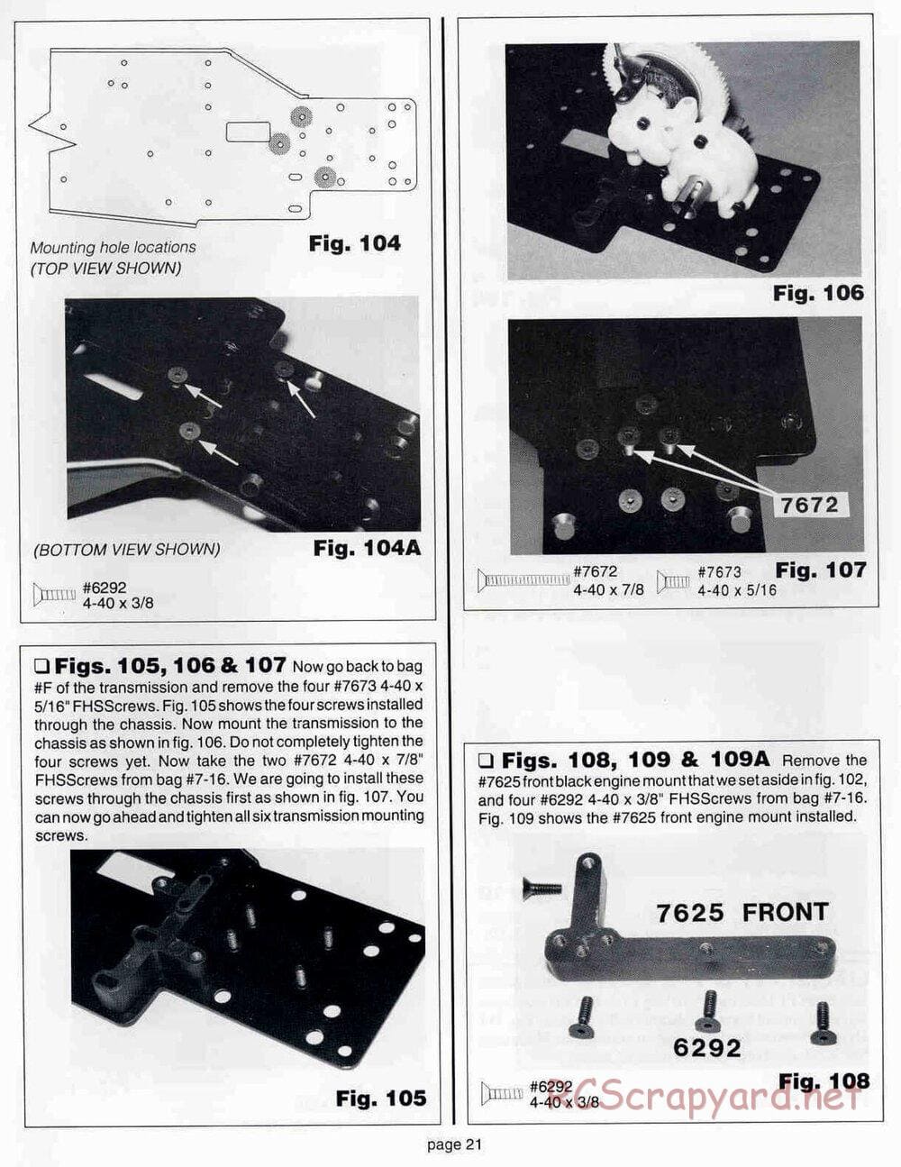 Team Associated - RC10GT (1999) - Manual - Page 21