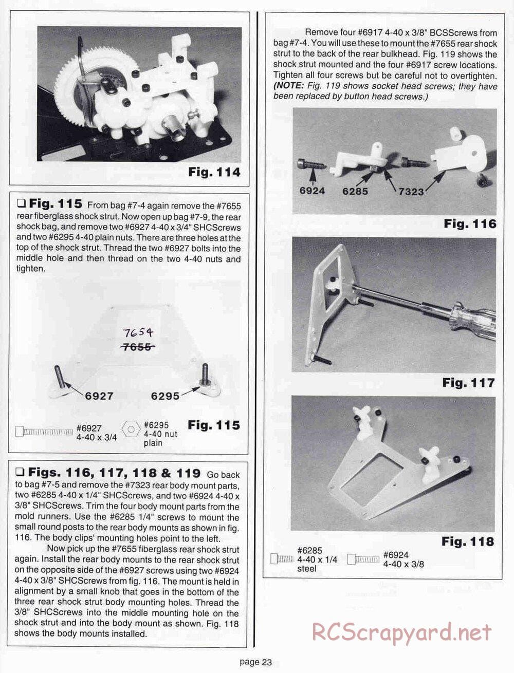 Team Associated - RC10GT (1999) - Manual - Page 23