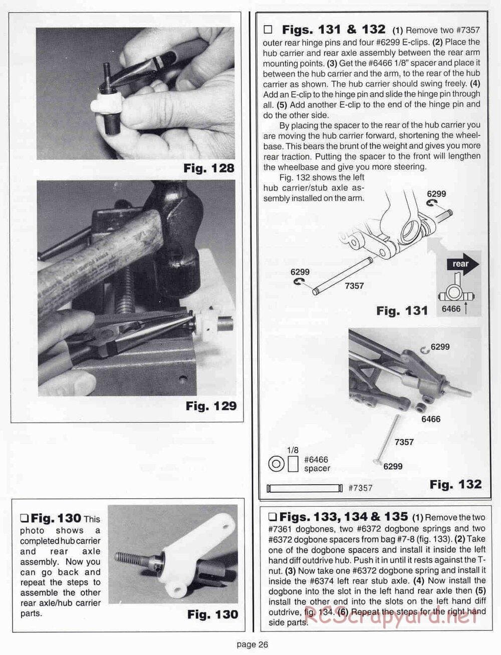 Team Associated - RC10GT (1999) - Manual - Page 26