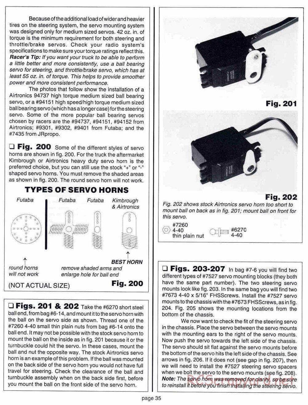 Team Associated - RC10GT (1999) - Manual - Page 35
