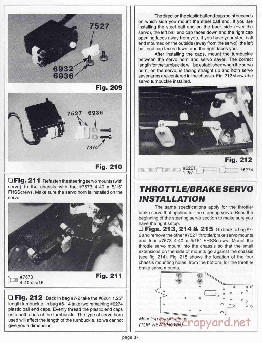 Team Associated - RC10GT (1999) - Manual - Page 37