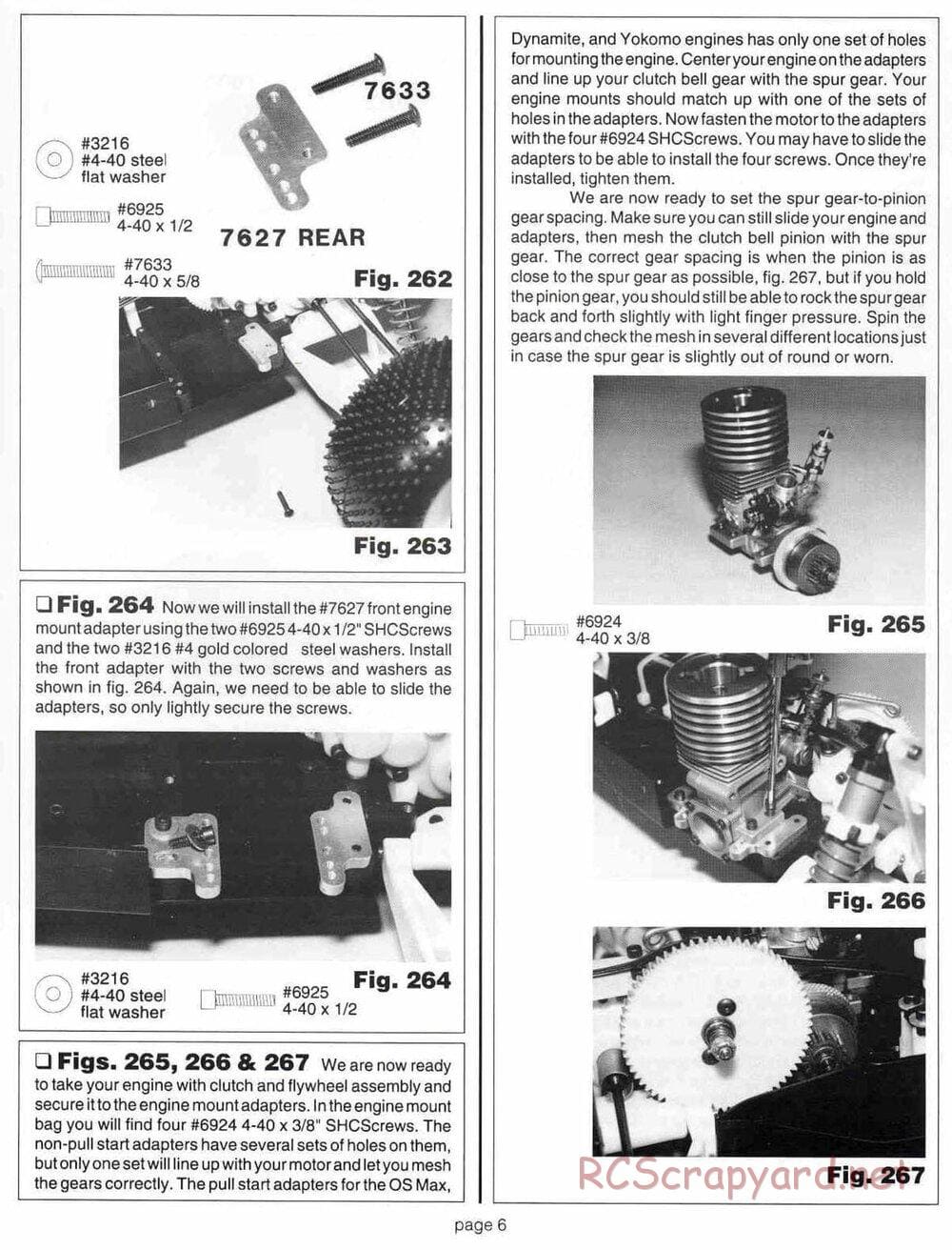 Team Associated - RC10GT (1999) - Motor Installation Manual - Page 6