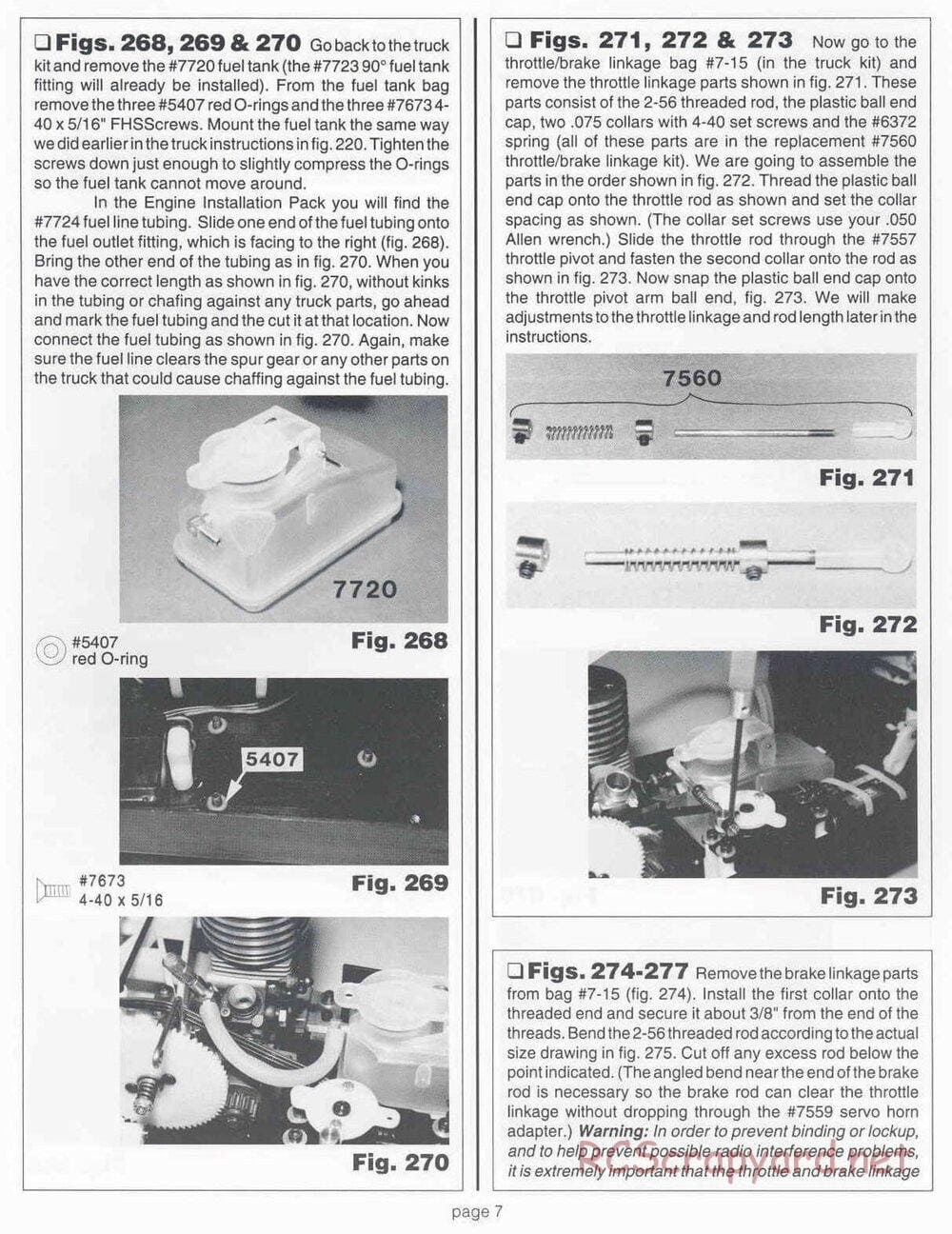 Team Associated - RC10GT (1999) - Motor Installation Manual - Page 7