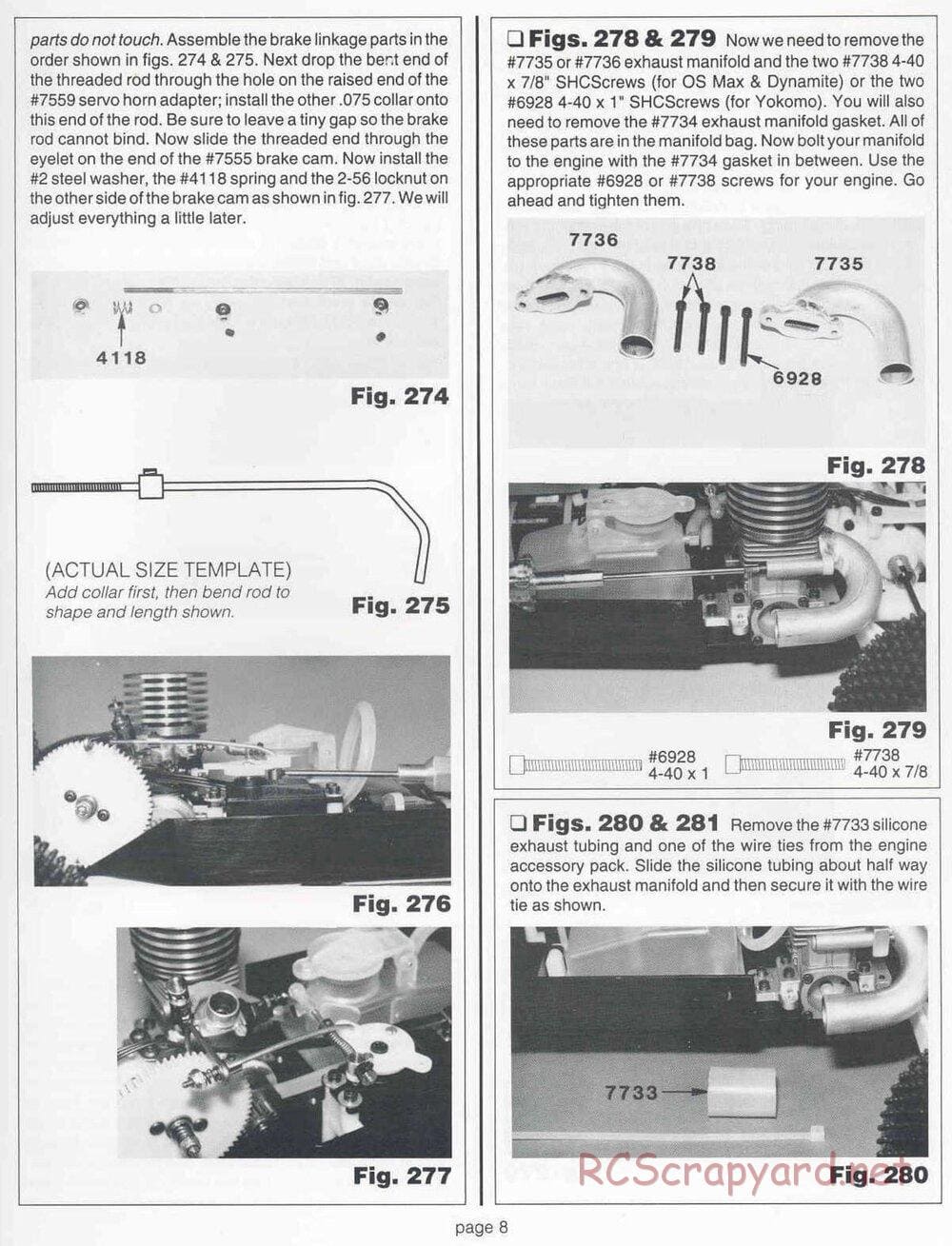 Team Associated - RC10GT (1999) - Motor Installation Manual - Page 8