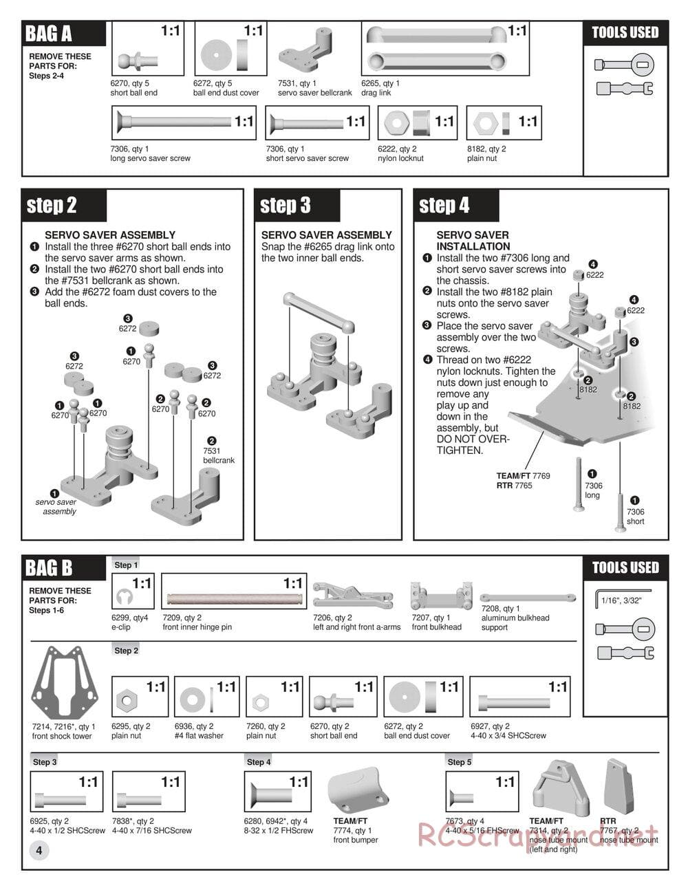 Team Associated - RC10GT (2000) - Manual - Page 4
