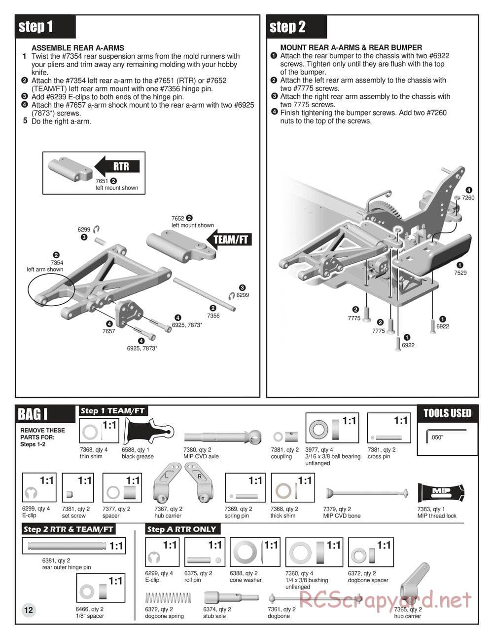 Team Associated - RC10GT (2000) - Manual - Page 12