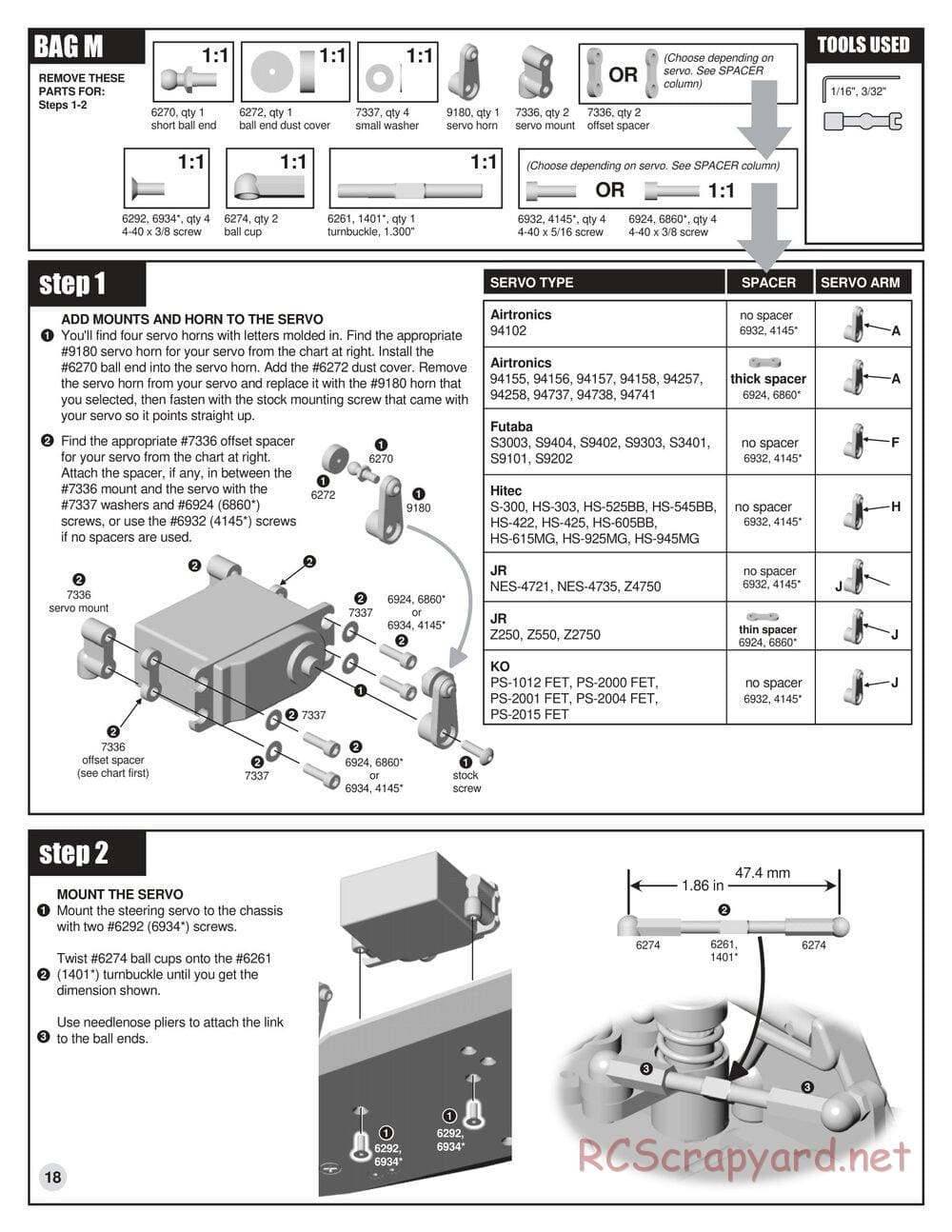 Team Associated - RC10GT (2000) - Manual - Page 18