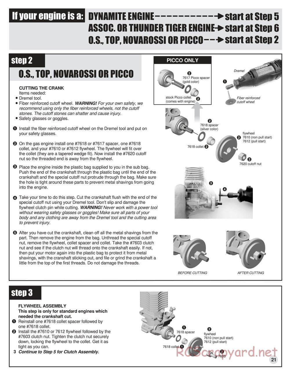 Team Associated - RC10GT (2000) - Manual - Page 21