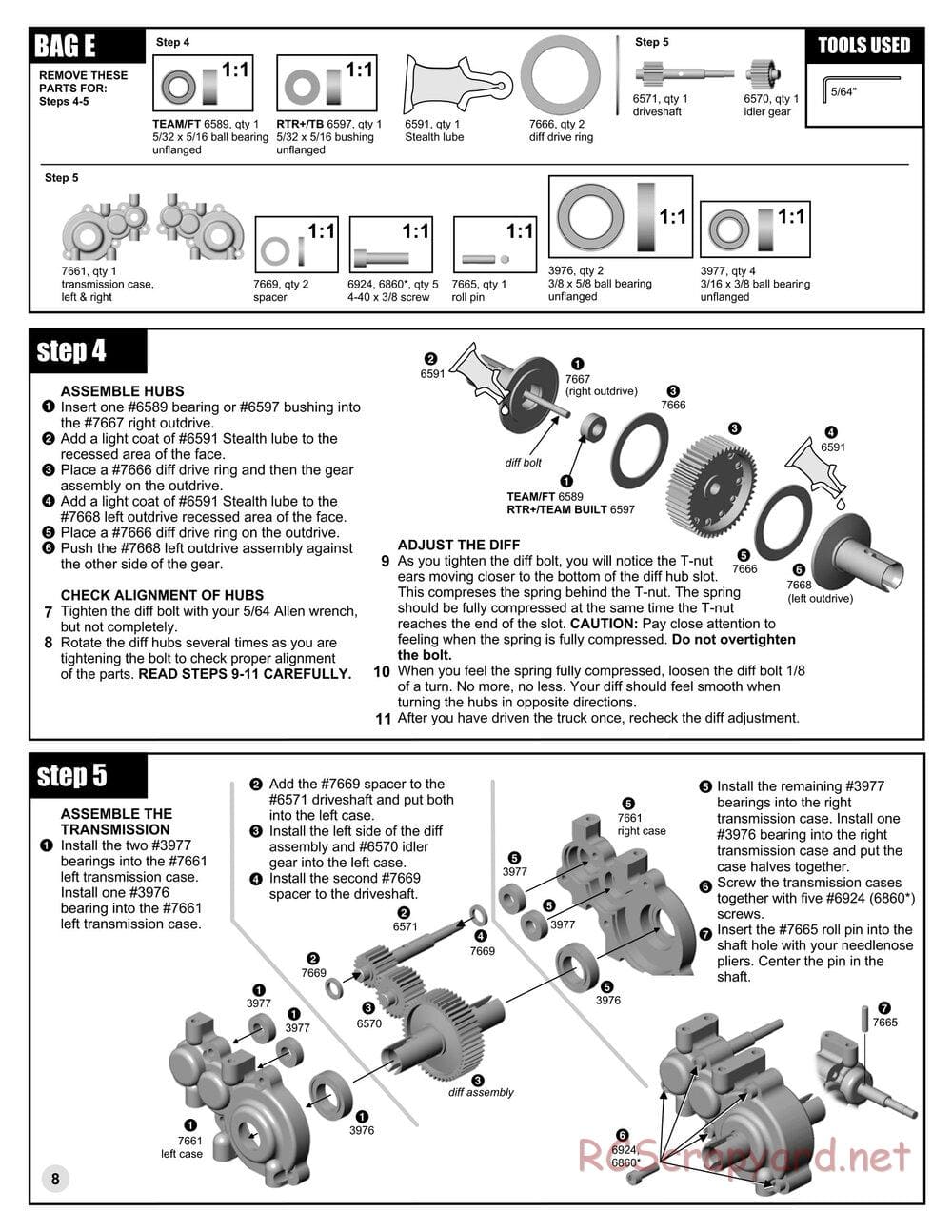 Team Associated - RC10GT RTR Plus - Manual - Page 8