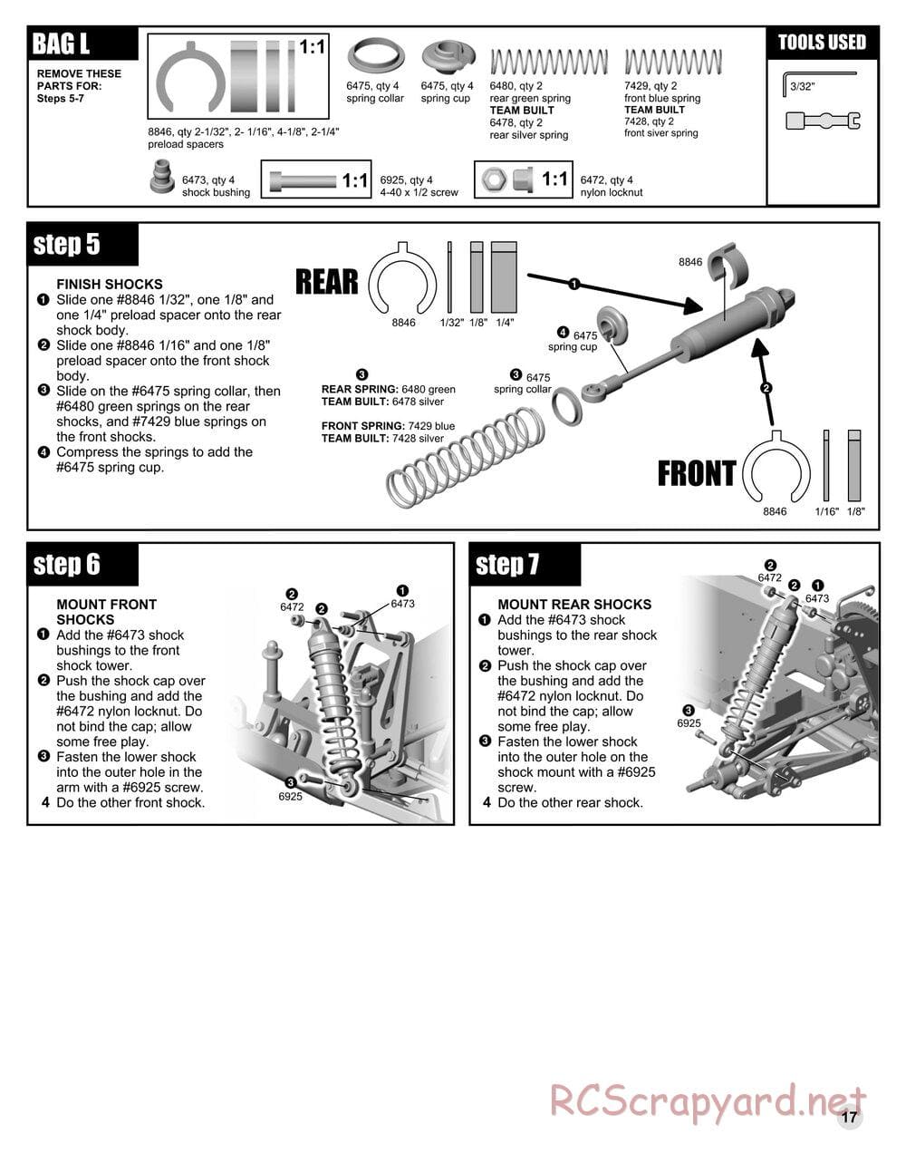 Team Associated - RC10GT RTR Plus - Manual - Page 17