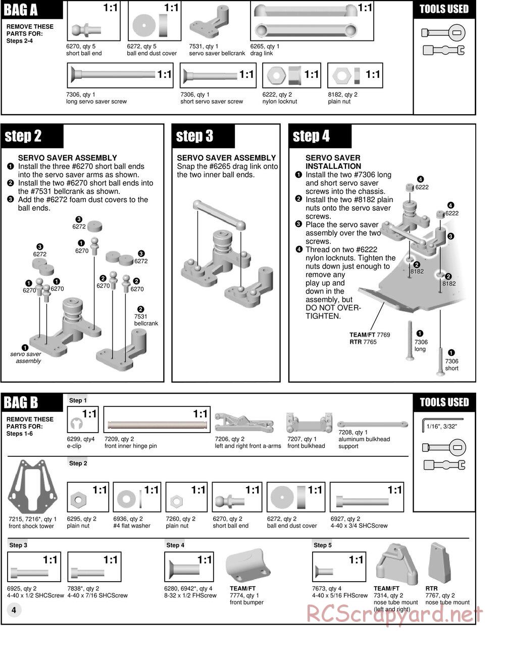 Team Associated - RC10GT Team Built - Manual - Page 4