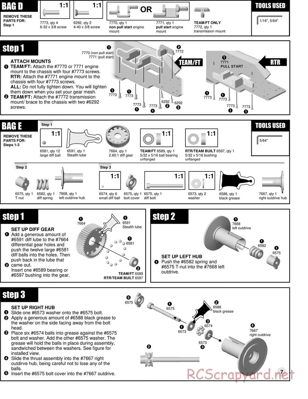 Team Associated - RC10GT Team Built - Manual - Page 7