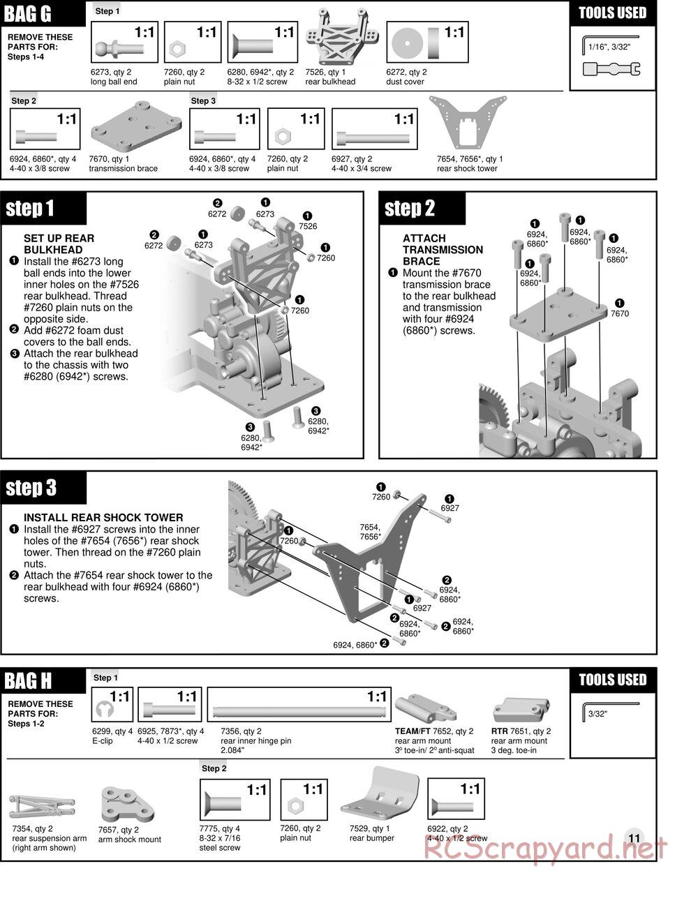 Team Associated - RC10GT Team Built - Manual - Page 11