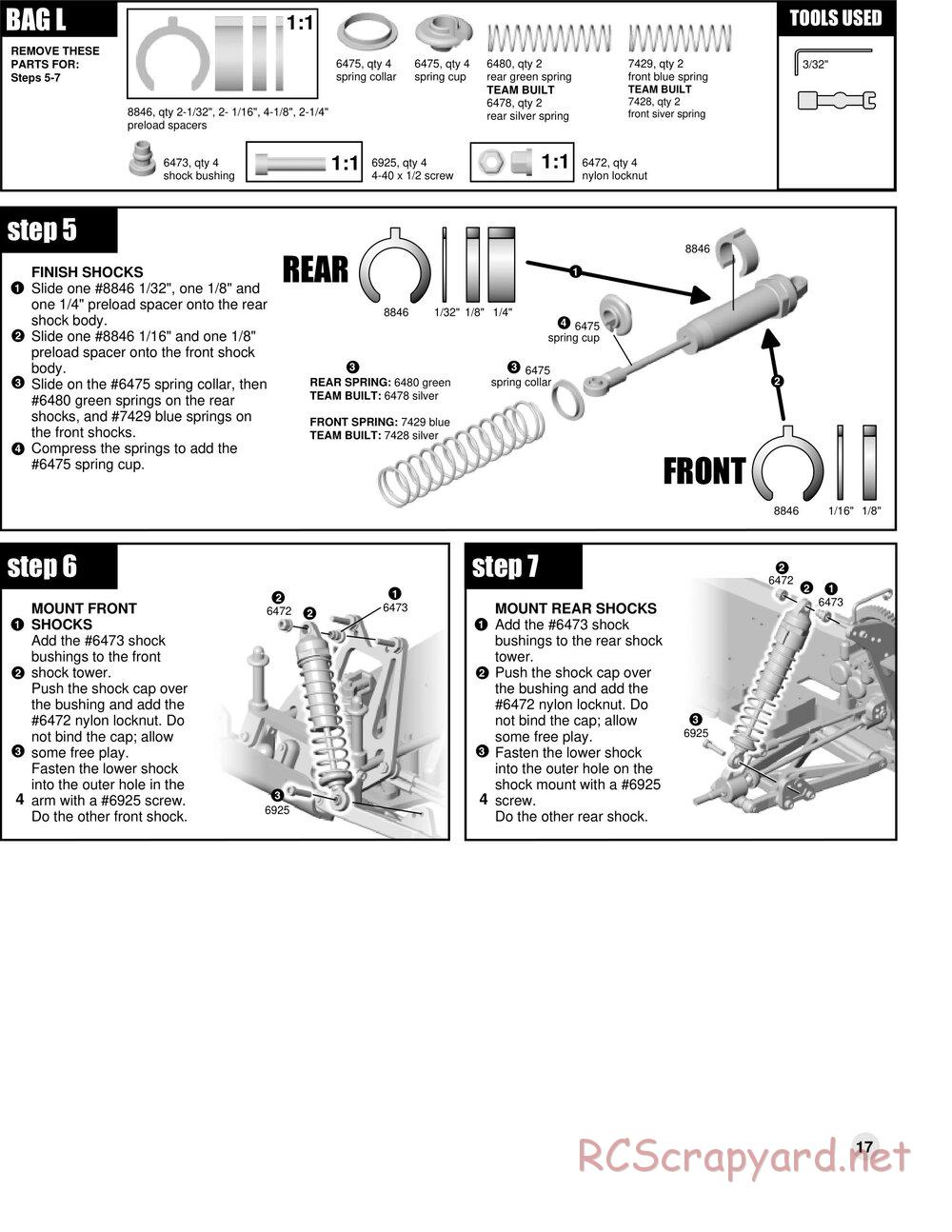 Team Associated - RC10GT Team Built - Manual - Page 17