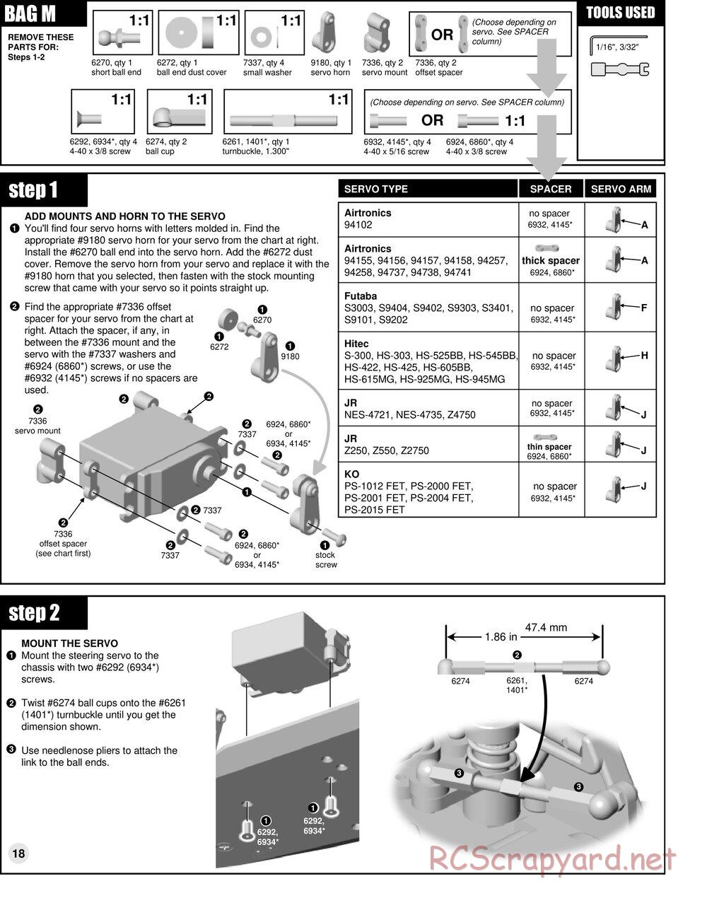 Team Associated - RC10GT Team Built - Manual - Page 18