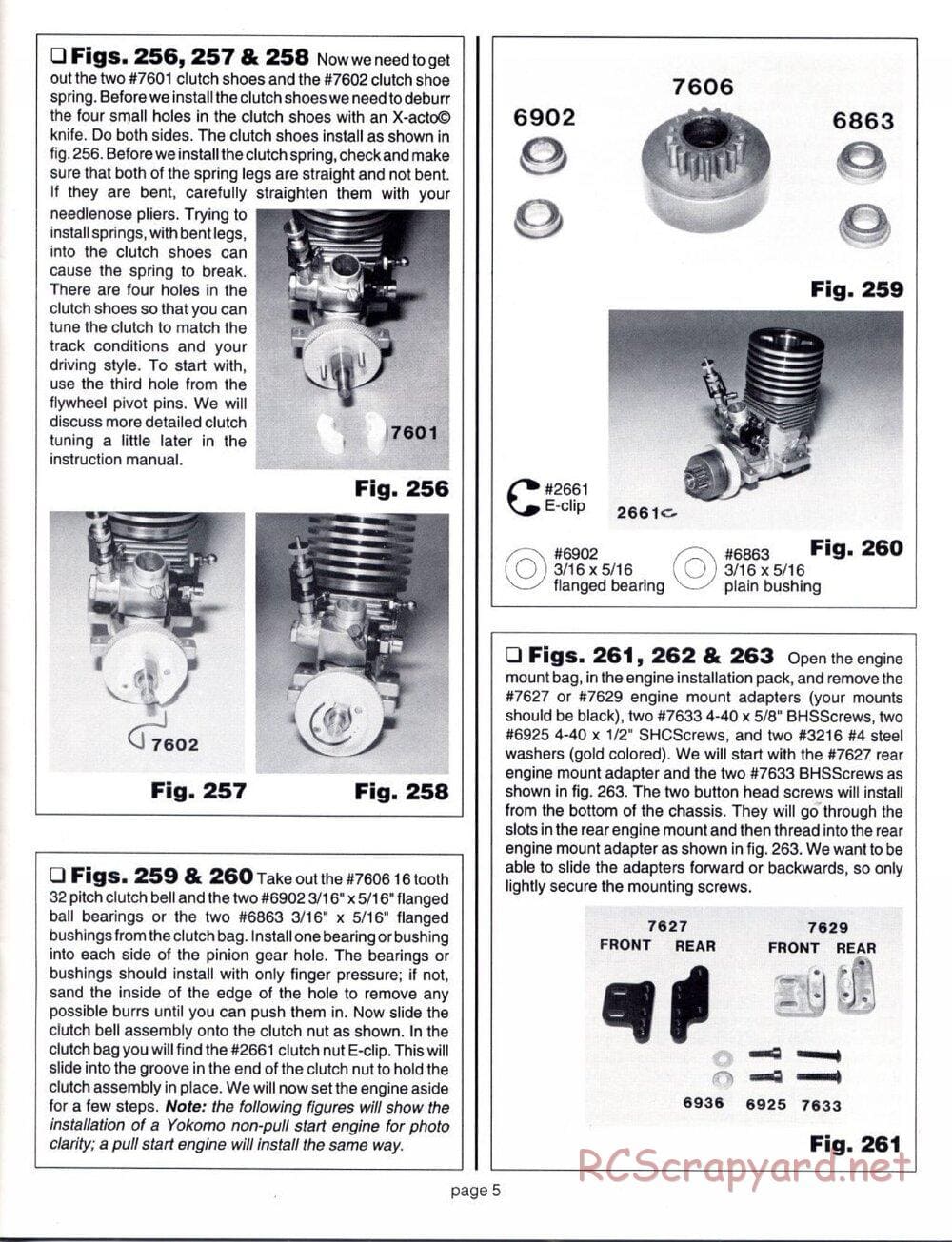 Team Associated - RC10GT (1993) - Motor Installation Manual - Page 5