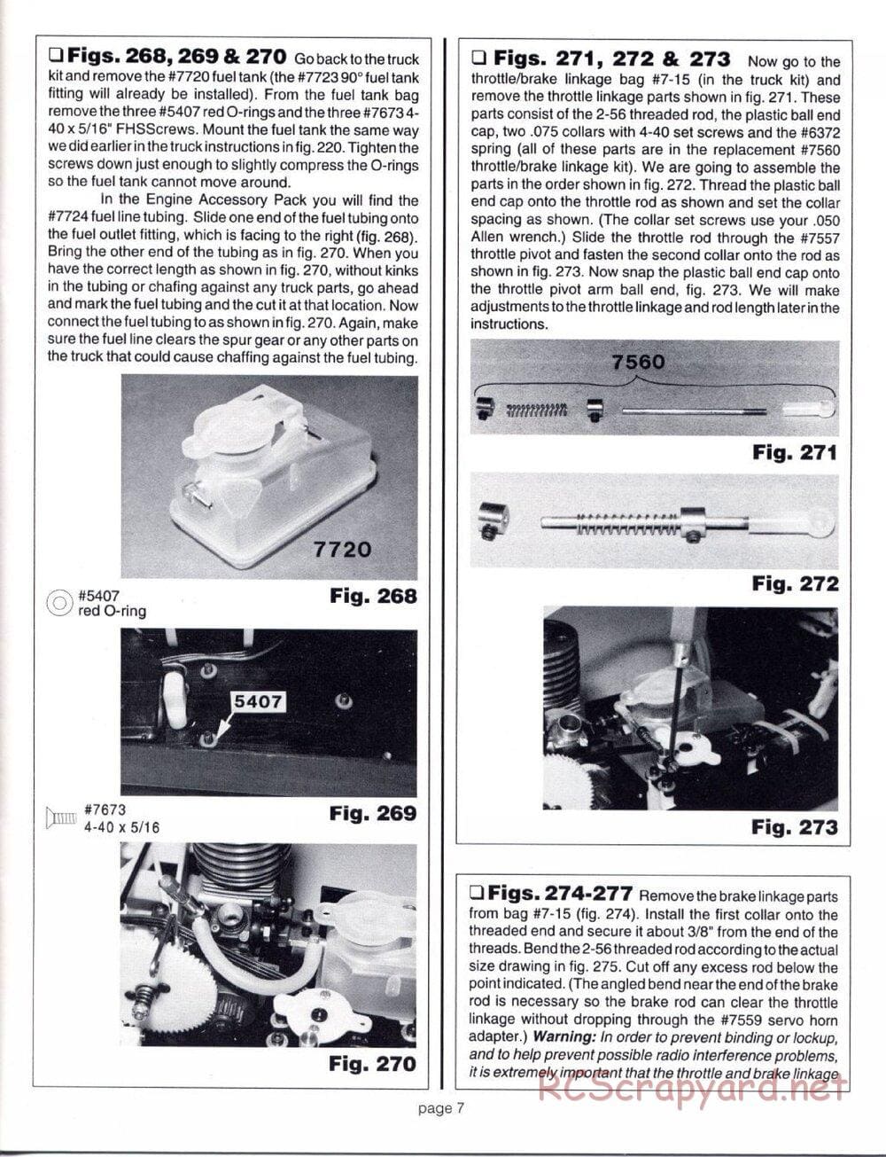 Team Associated - RC10GT (1993) - Motor Installation Manual - Page 7