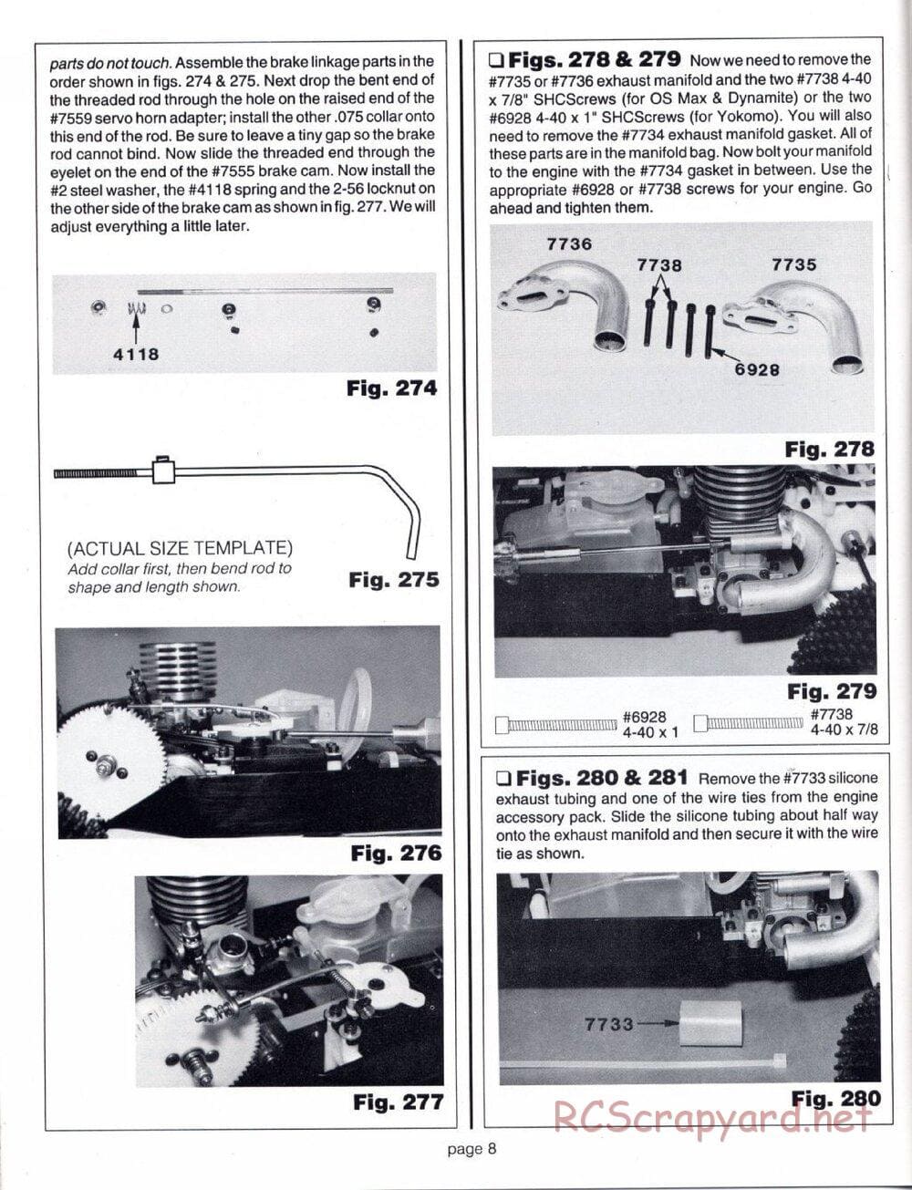 Team Associated - RC10GT (1993) - Motor Installation Manual - Page 8