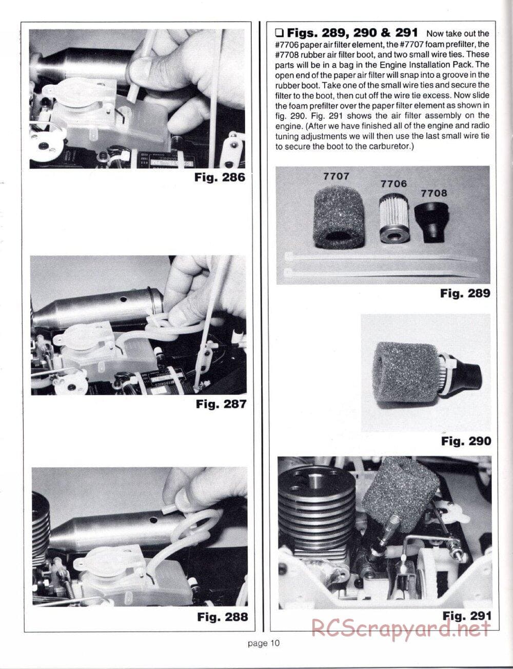 Team Associated - RC10GT (1993) - Motor Installation Manual - Page 10