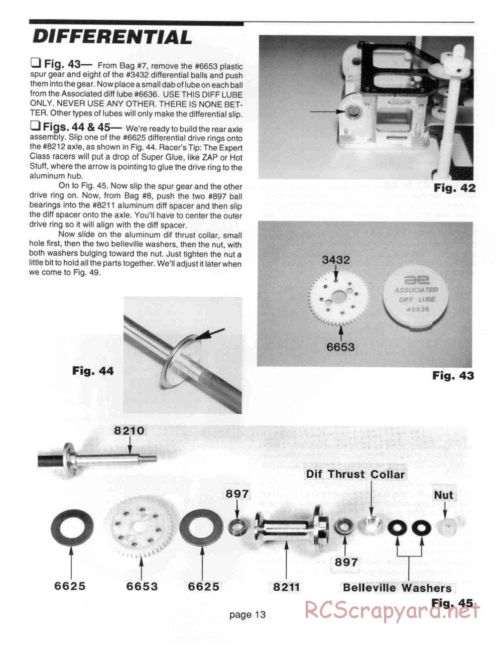 Team Associated - RC10L - Manual - Page 13