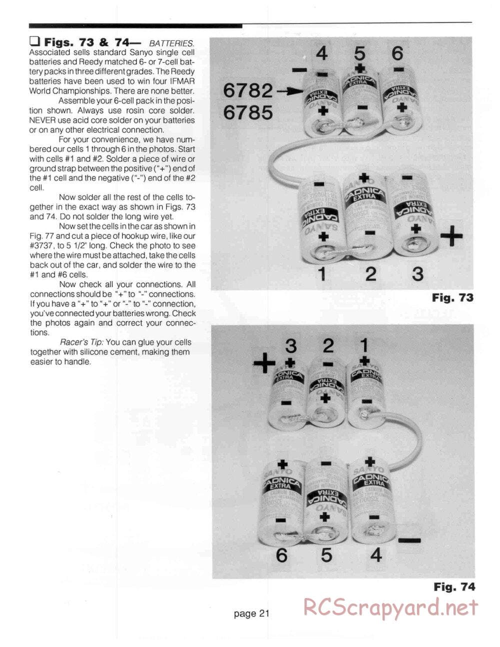 Team Associated - RC10L - Manual - Page 21