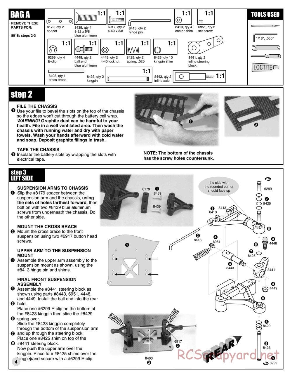 Team Associated - RC10L3O Oval - Manual - Page 4