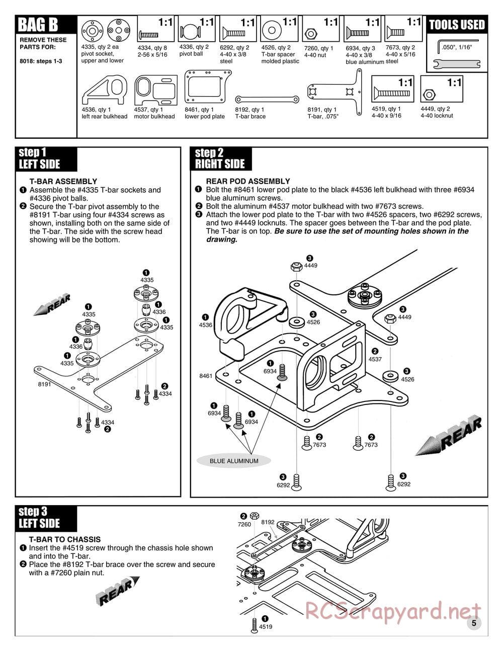 Team Associated - RC10L3O Oval - Manual - Page 5