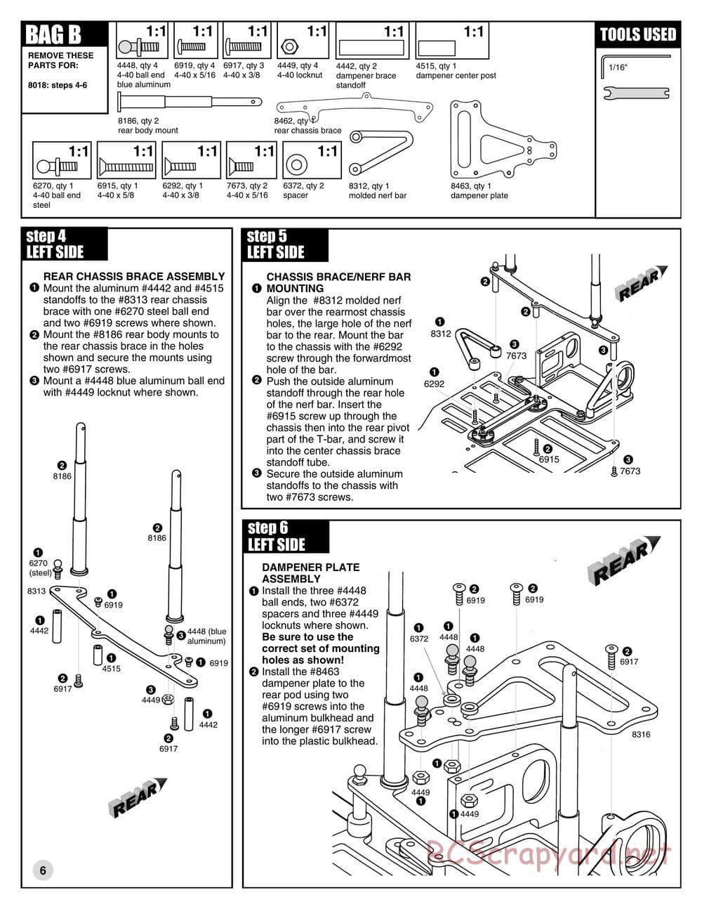Team Associated - RC10L3O Oval - Manual - Page 6
