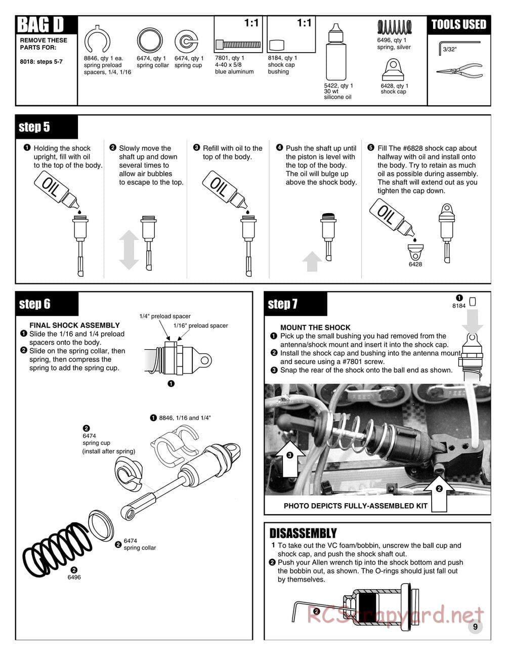 Team Associated - RC10L3O Oval - Manual - Page 9