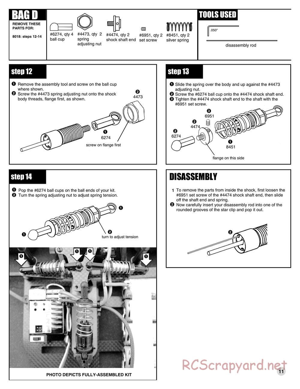 Team Associated - RC10L3O Oval - Manual - Page 11