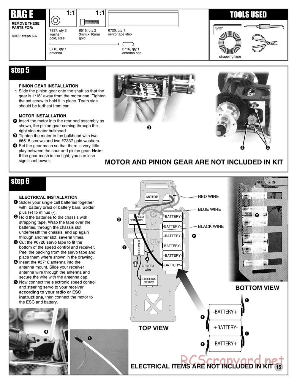 Team Associated - RC10L3O Oval - Manual - Page 15