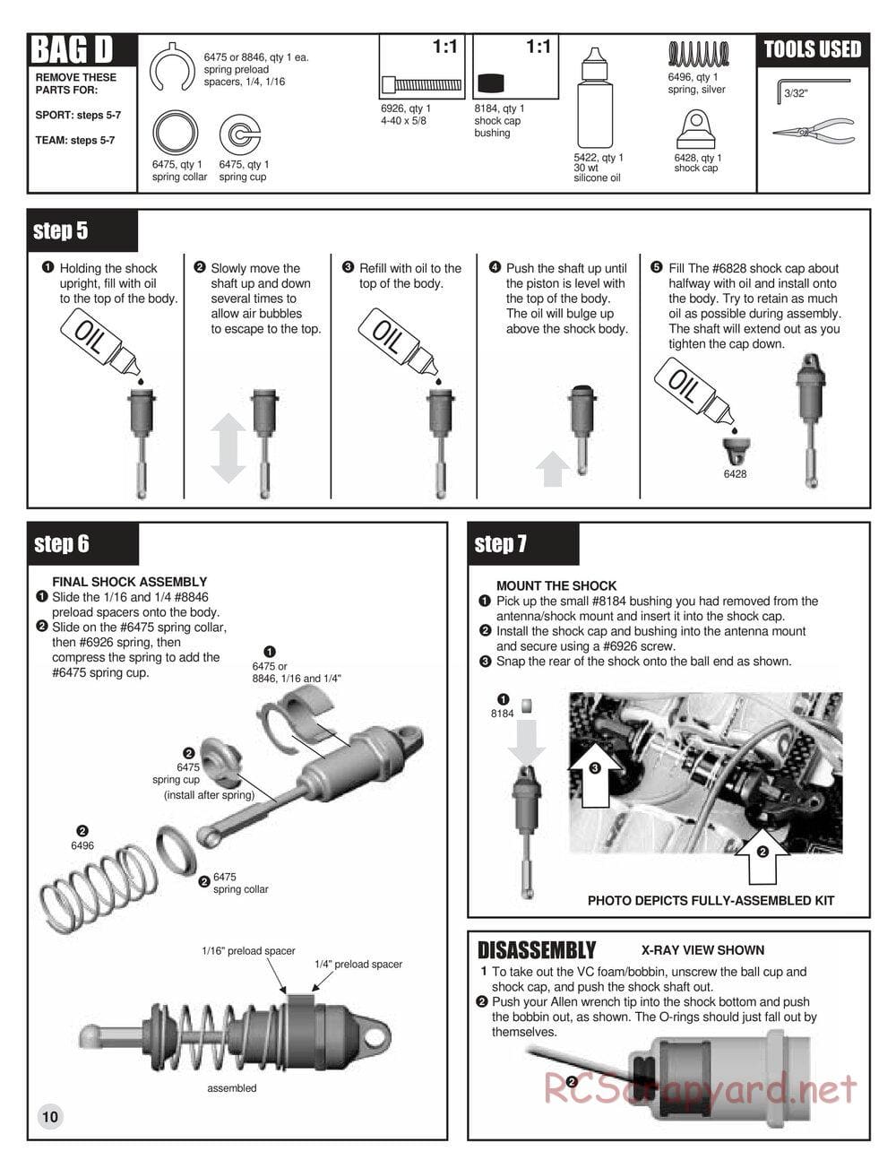 Team Associated - RC10L3 Touring - Manual - Page 10