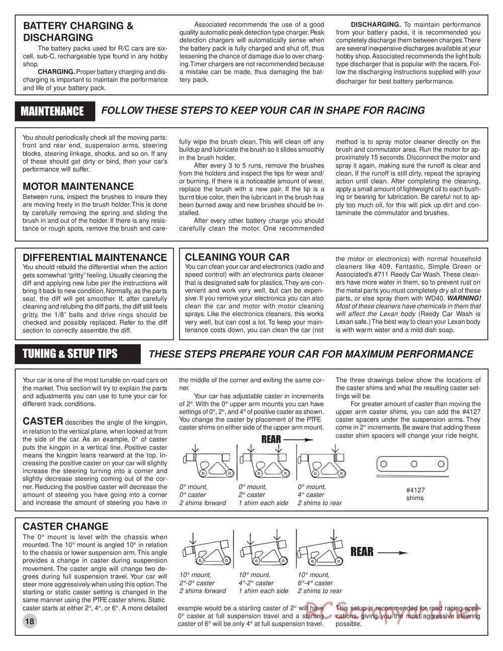 Team Associated - RC10L3 Touring - Manual - Page 18