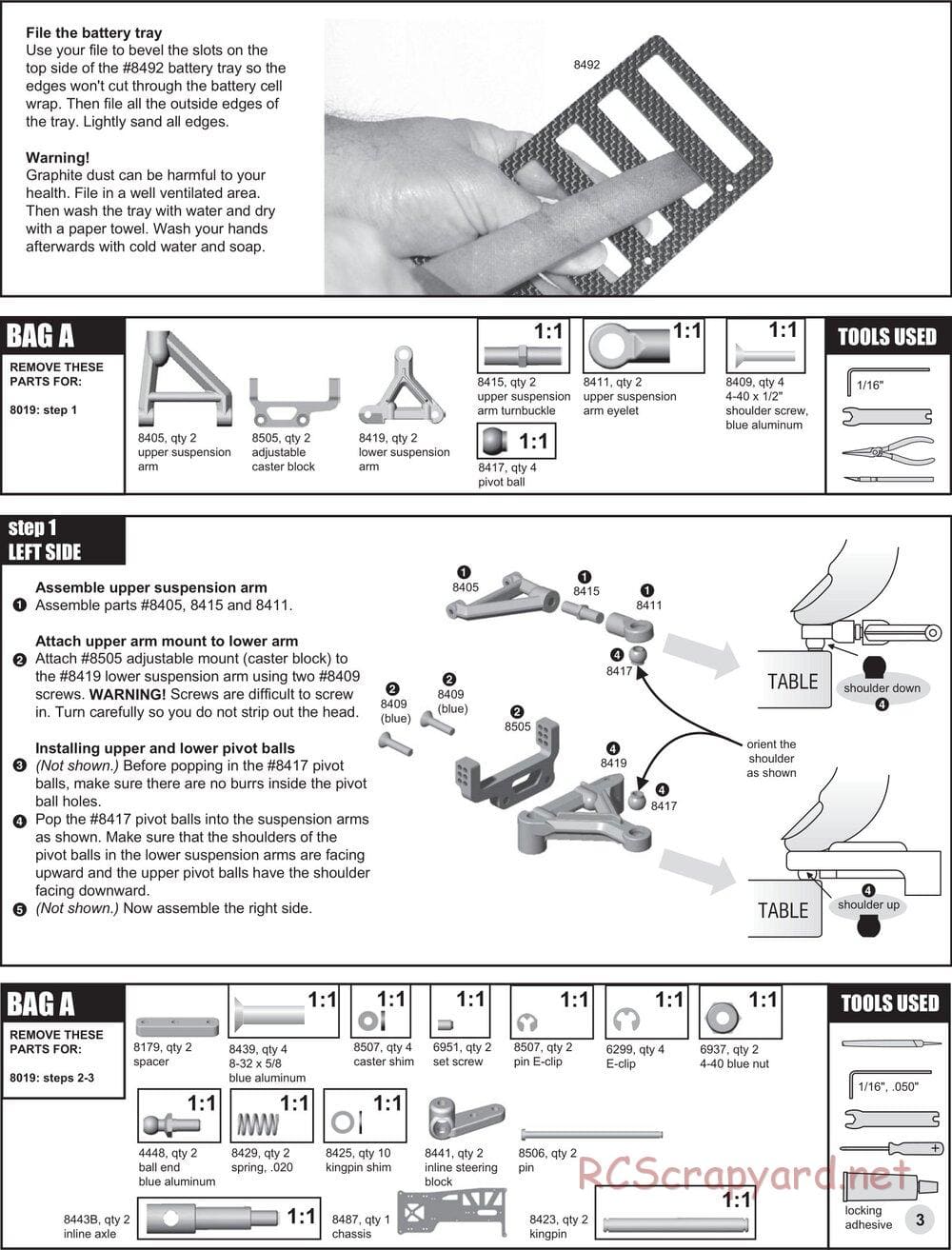 Team Associated - RC10L4O Oval - Manual - Page 3