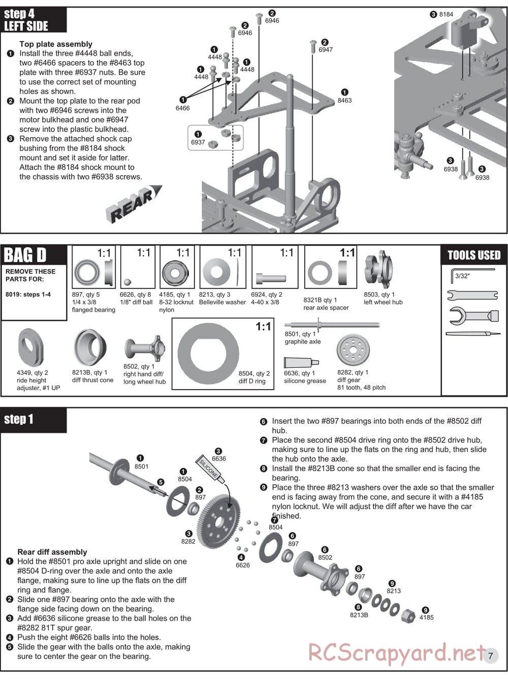 Team Associated - RC10L4O Oval - Manual - Page 7