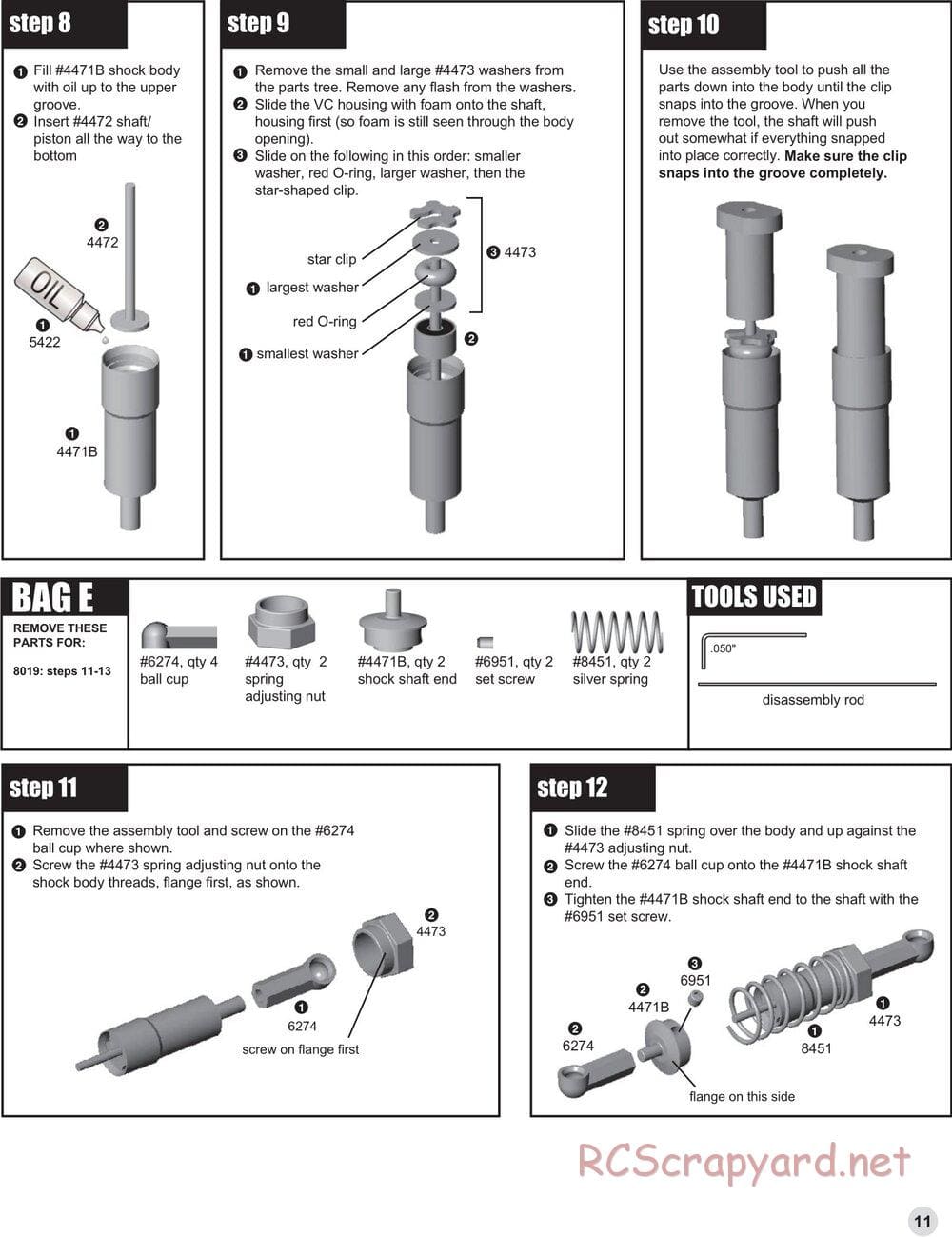 Team Associated - RC10L4O Oval - Manual - Page 11