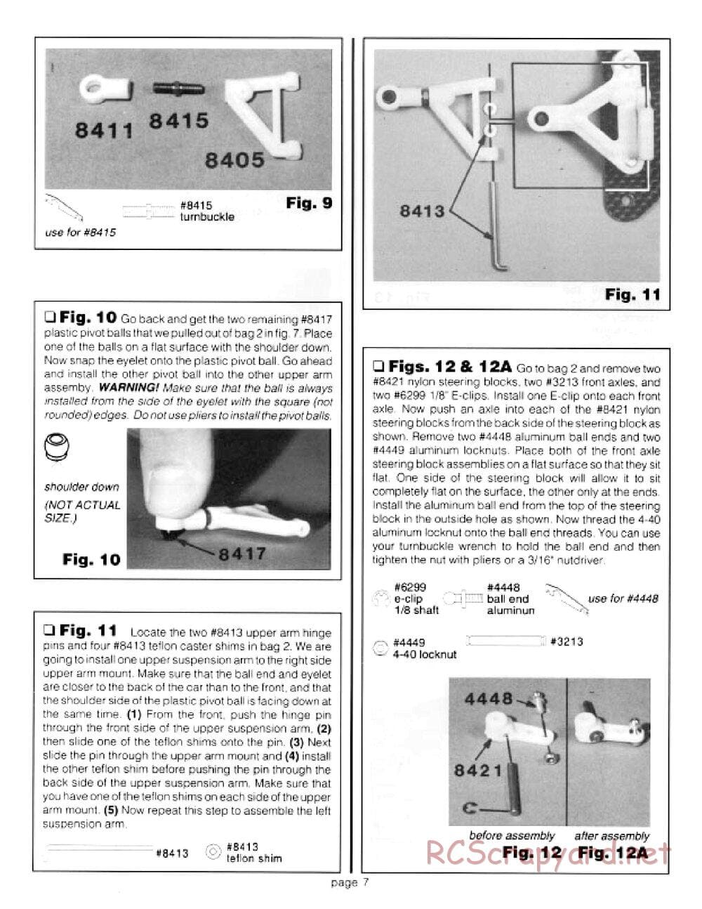 Team Associated - RC10LS - Manual - Page 7