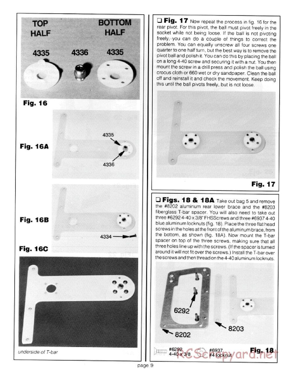 Team Associated - RC10LS - Manual - Page 9