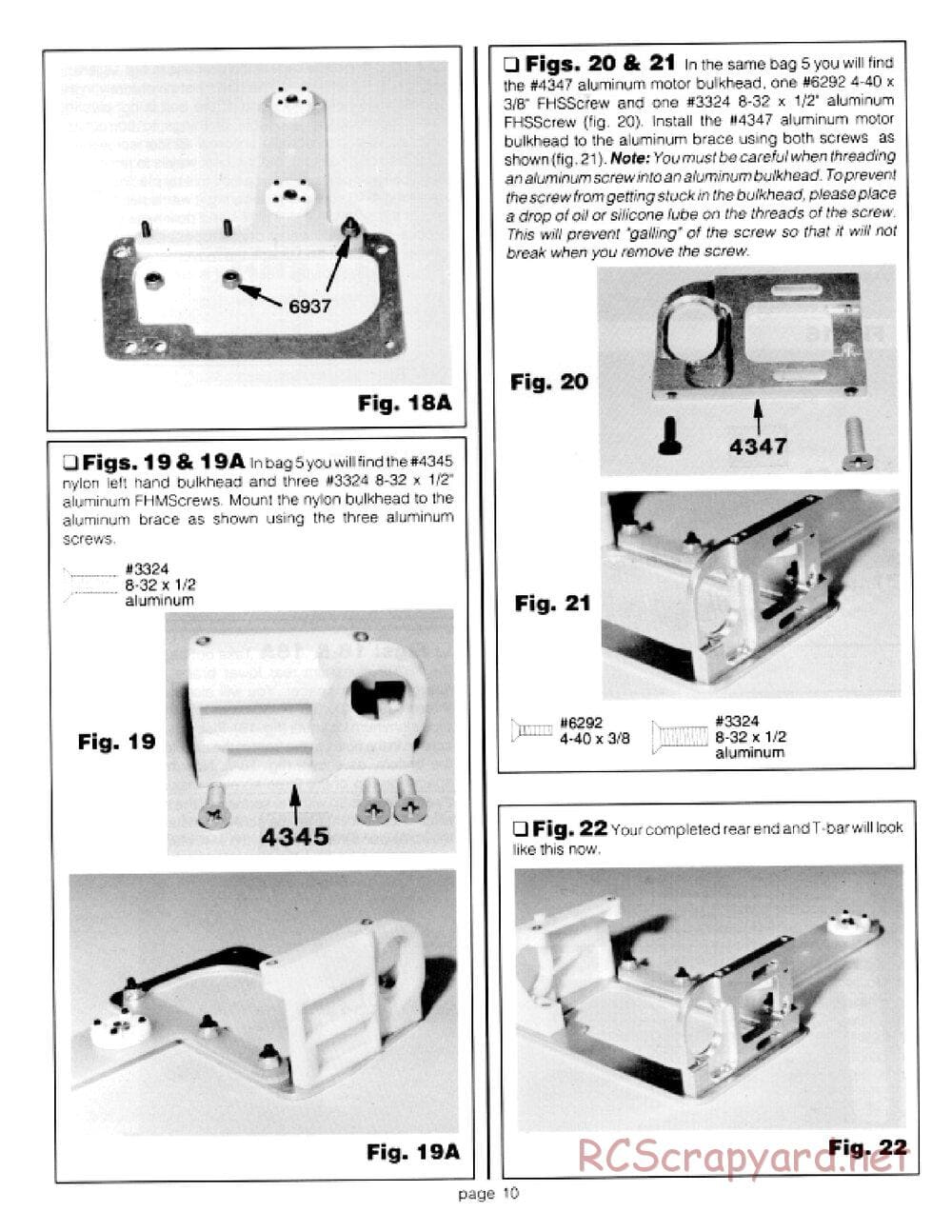 Team Associated - RC10LS - Manual - Page 10