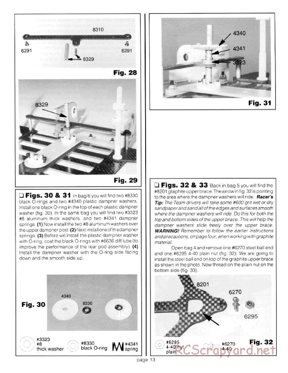 Team Associated - RC10LS - Manual - Page 13