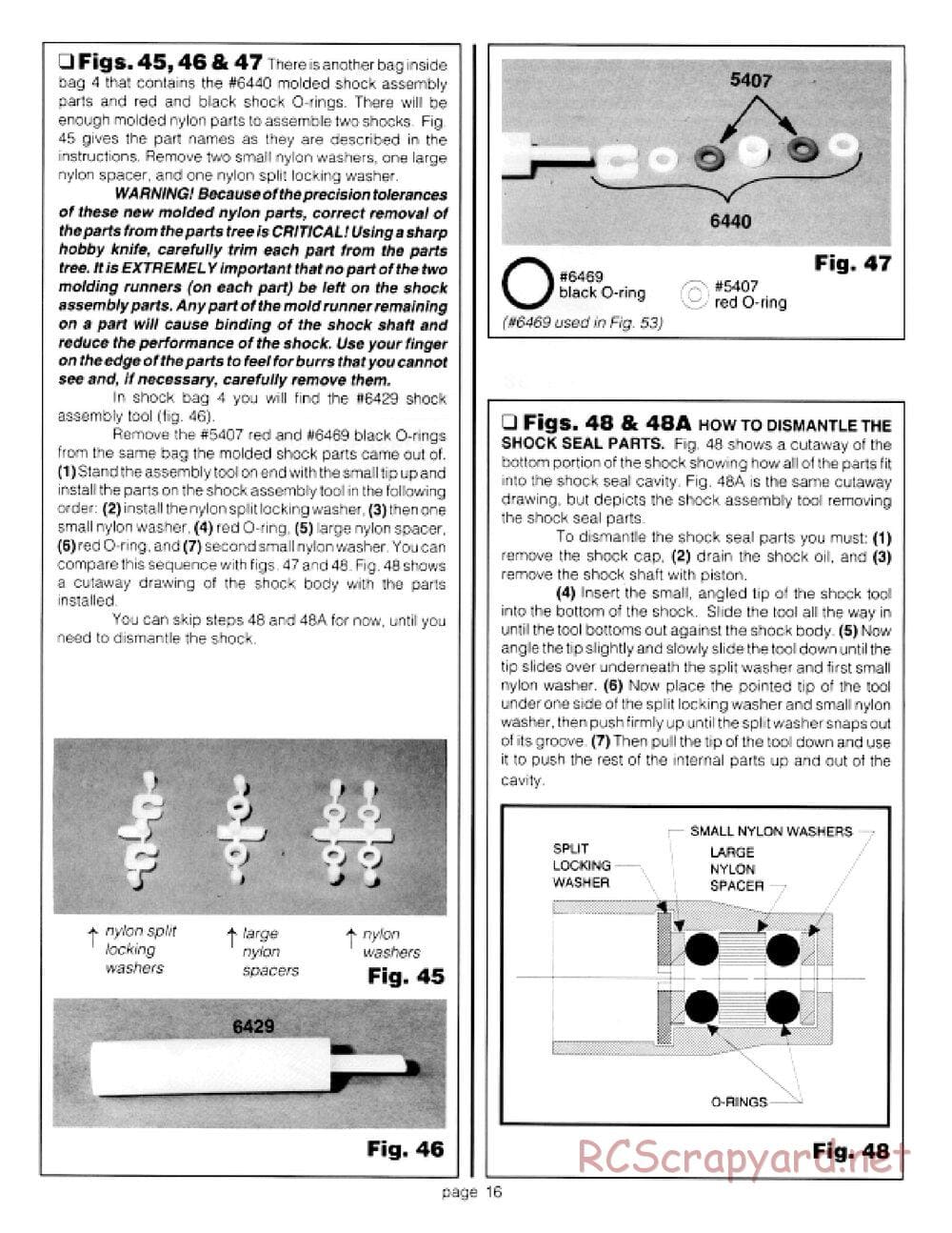 Team Associated - RC10LS - Manual - Page 16