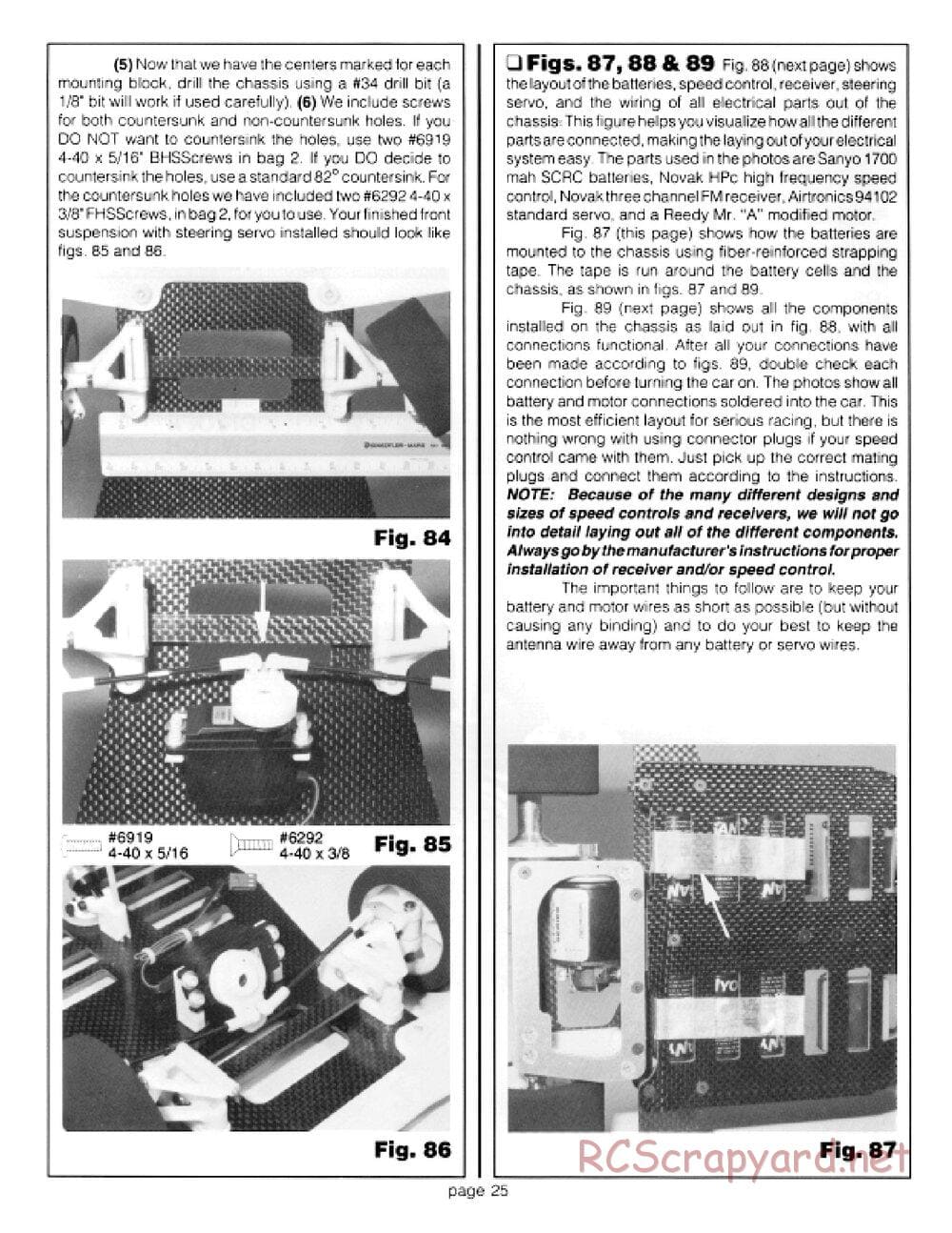 Team Associated - RC10LS - Manual - Page 25