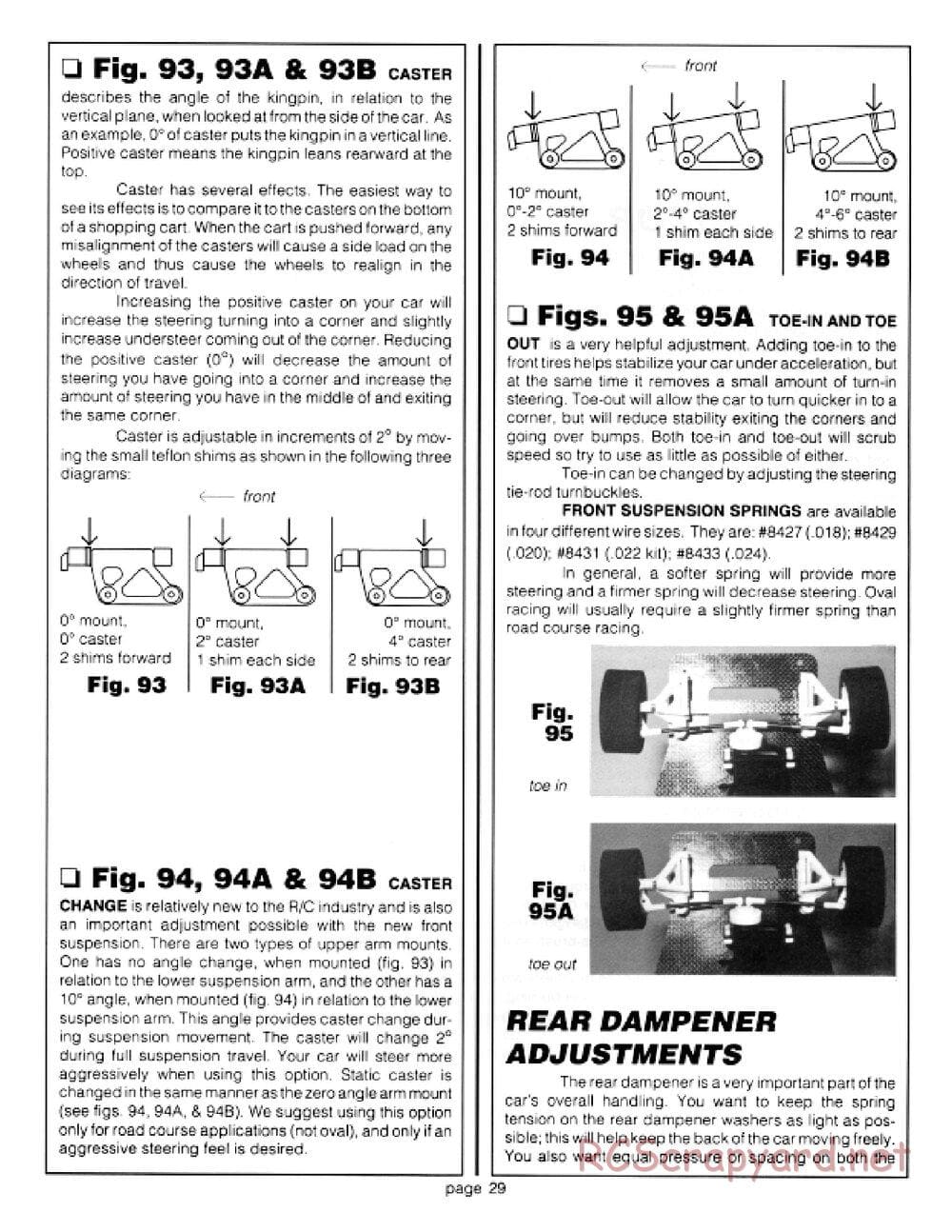 Team Associated - RC10LS - Manual - Page 29