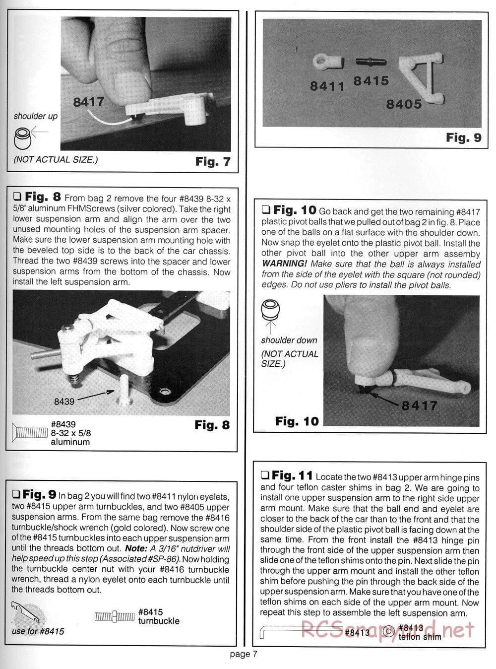 Team Associated - RC10LSO Oval - Manual - Page 7