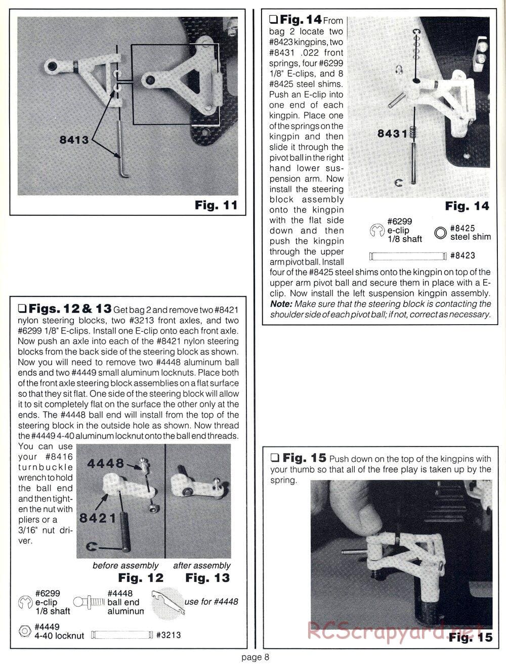 Team Associated - RC10LSO Oval - Manual - Page 8