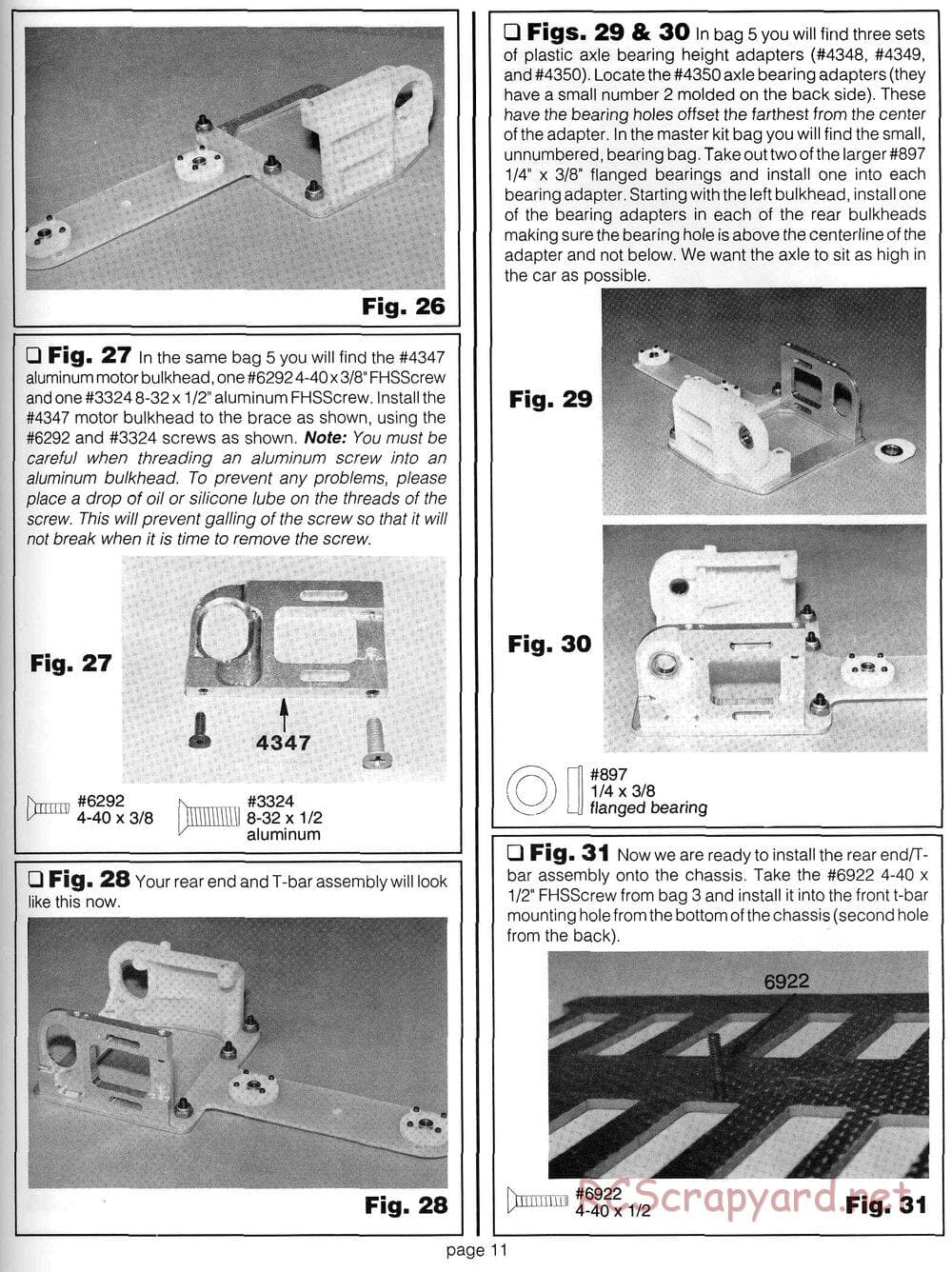 Team Associated - RC10LSO Oval - Manual - Page 11