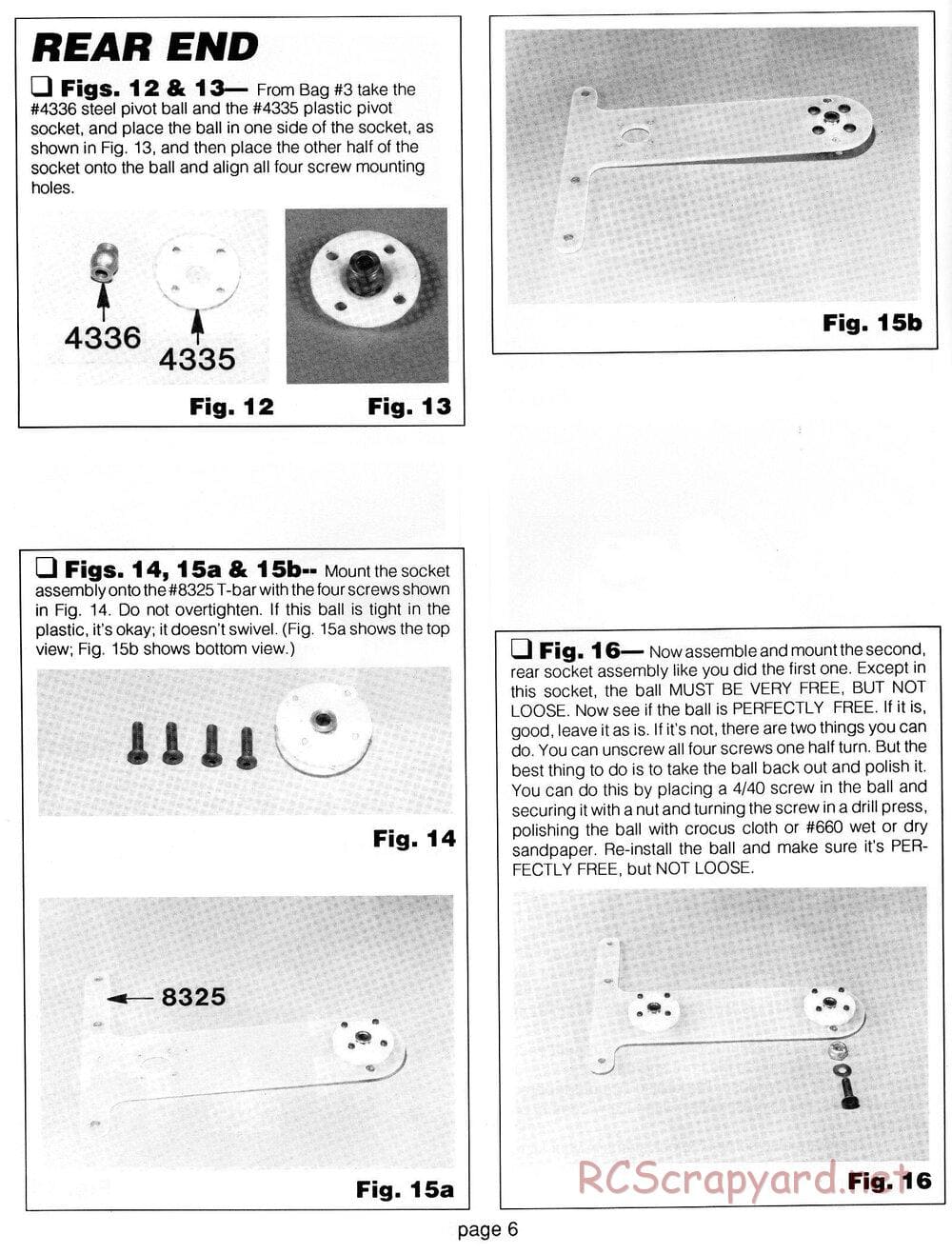 Team Associated - RC10LSS - Manual - Page 6