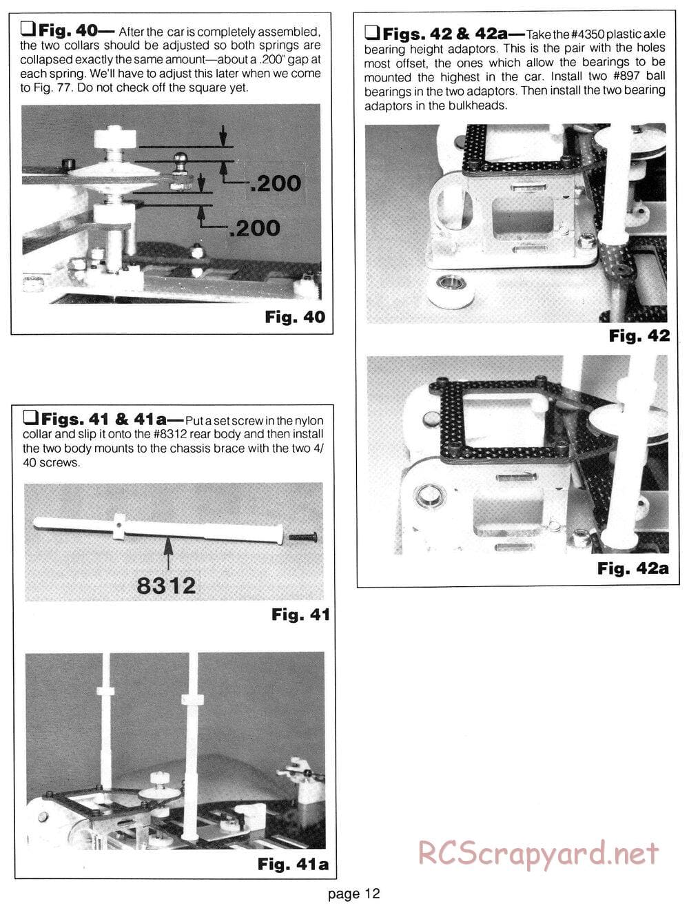 Team Associated - RC10LSS - Manual - Page 12