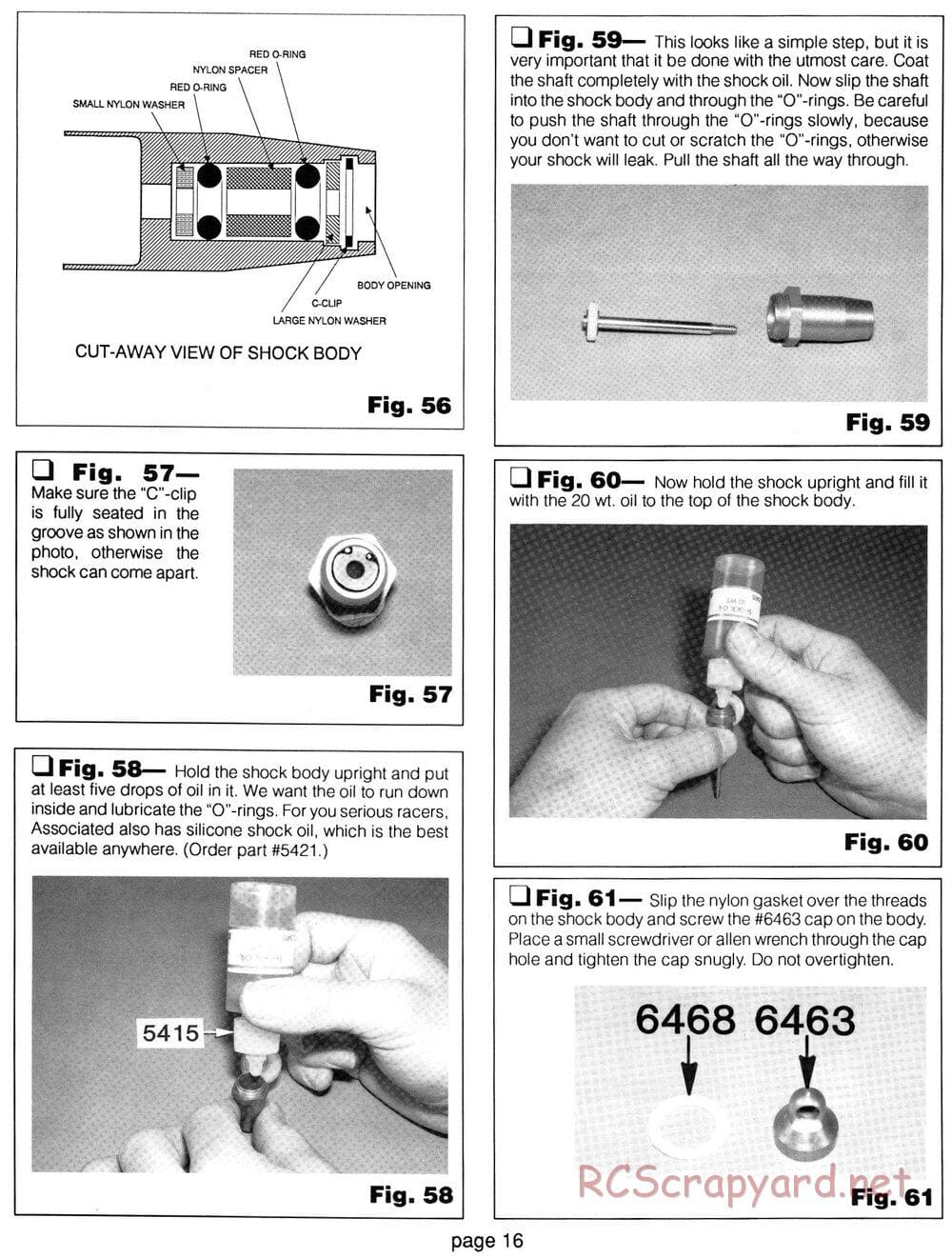 Team Associated - RC10LSS - Manual - Page 16